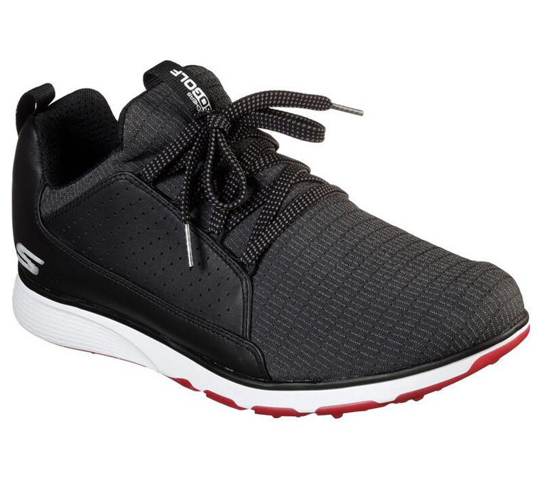 Skechers Herr Svarta/Röda Sneakers - Go Golf Mojo Elite - Sverige (RCKQG-0531)